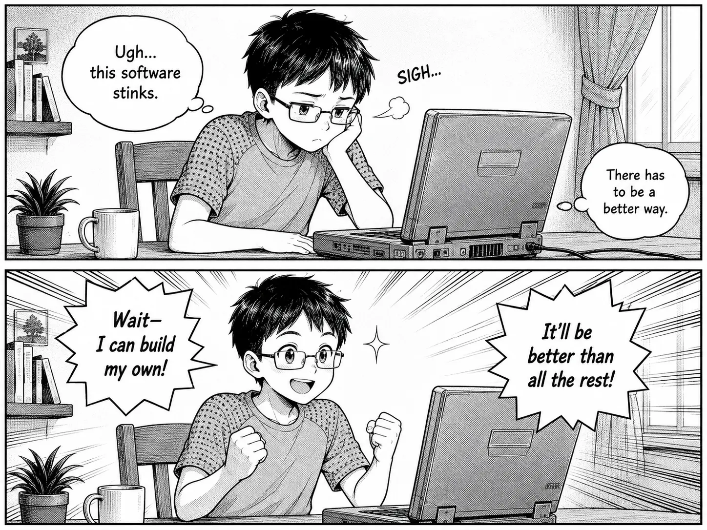 Me creating a favicon for my website in MS Paint